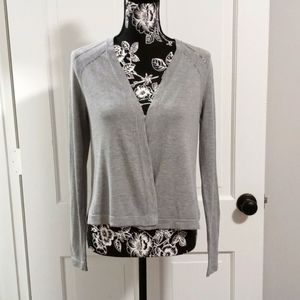 🆕 🩶Loft🩶 - Silk-Blend Open Front Sweater